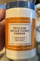 Mängden socker i Psyllium whole husks poweder