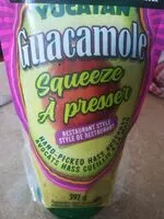 Mängden socker i Guacamole squeeze à presser