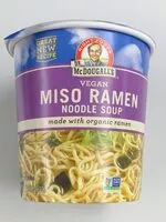 Mängden socker i Noodle soup, miso ramen