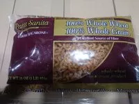 Mängden socker i 100% Whole Wheat