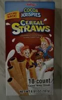 Mängden socker i Cocoa krispies cereal straws