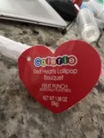 Mängden socker i Red hearts lollipops bouquet