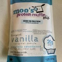 Mängden socker i Moos protein muffin mix