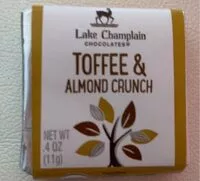 Mängden socker i Toffee and almond crunch