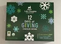 Mängden socker i 12 Days of Giving Chocolates