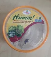 Mängden socker i Humm hummus artichauts épinards