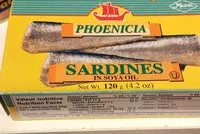 Mängden socker i Sardines à l'huile de soya