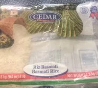 Mängden socker i Riz basmati