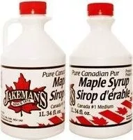 Mängden socker i Jakeman's 100% Pure Maple Syrup In White Plastic Bottle, 1L