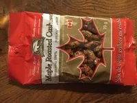 Mängden socker i Noix de cajou grillées au érable