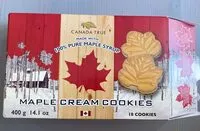 Mängden socker i Maple cream cookies