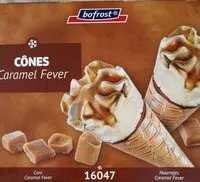 Mängden socker i Cônes caramel fever