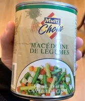 Mängden socker i Macédoine de legumes