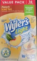 Mängden socker i Wyler's Light Peach Iced Tea