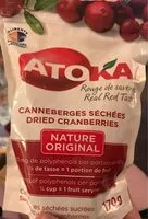 Mängden socker i Canneberges Séchées Et Sucrées