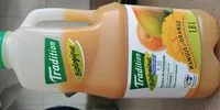 Mängden socker i Tradition Mangue et orange