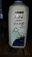Mängden socker i Goat milk