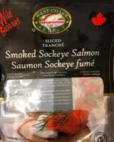 Mängden socker i Smoked sockeye salmon