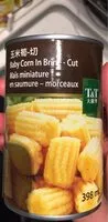 Mängden socker i Baby Corn in Brine - Cut