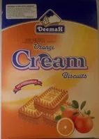Mängden socker i Orange Cream Biscuits