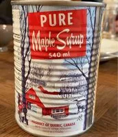 Mängden socker i Sirop d’érable