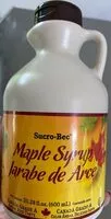 Mängden socker i Maple syrup