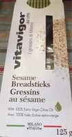 Mängden socker i Gressins au sesame
