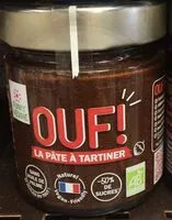 Mängden socker i Ouf! La pate a tartiner
