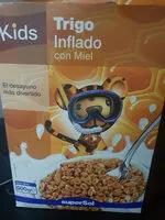 Mängden socker i Trigo inflado con miel