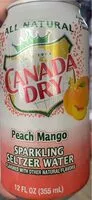 Mängden socker i Peach mango sparkling seltzer