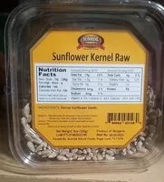 Mängden socker i Sunflower kernel raw