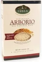 Mängden socker i Isola imports all natural superfino italian arborio rice