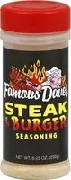 Mängden socker i Famous Daves Steak and Burger Seasoning