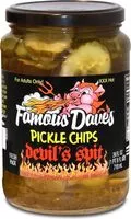 Mängden socker i Devils spit pickle chips