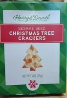Mängden socker i Sesame seed Christmas tree crackers