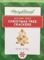 Mängden socker i Sesame seed christmas tree crackers