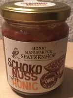 Mängden socker i Schoko Nuss Honig