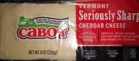 Mängden socker i cabot seriously sharp cheddar cheese