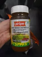 Mängden socker i sweet mango chutney