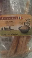 Mängden socker i Stiratini Grissini mit Sesam