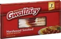Mängden socker i Gwaltney sliced bacon