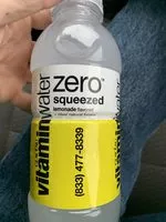 Mängden socker i Vitaminwater zero squeezed lemonade