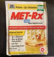 Mängden socker i MET-Rx meal replacement