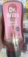 Mängden socker i Dr Will’s tomato ketchup
