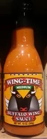 Mängden socker i Wing-time, buffalo wing sauce, medium