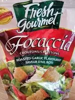 Mängden socker i Focaccia croûtons