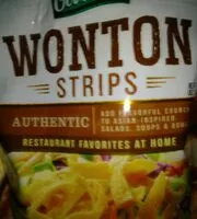 Mängden socker i Wonton strips