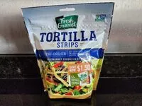 Mängden socker i Tri-color tortilla strips