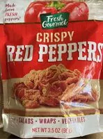 Mängden socker i Fresh gourmet, crispy red peppers, lightly salted