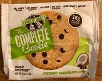 Mängden socker i Coconut chocolate chip baked nutrition cookie, coconut chocolate chip